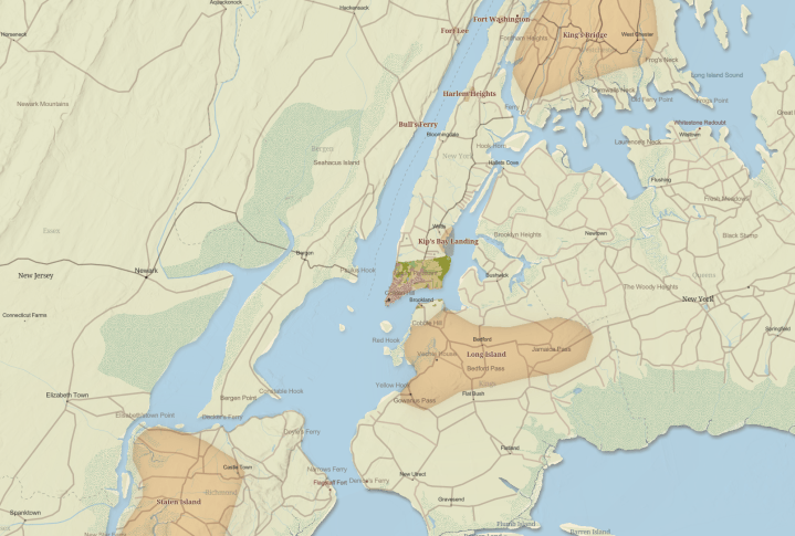 How NYC looked in Colonial North America